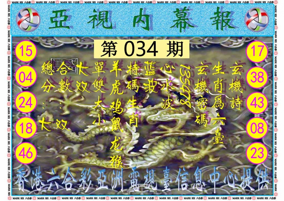 034期亚视内幕报[图]